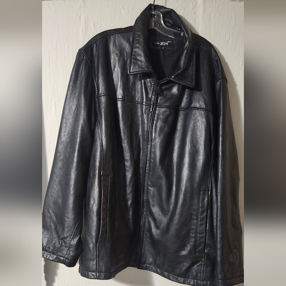 Black Rivet Black Bomber Jacket Timeless Design